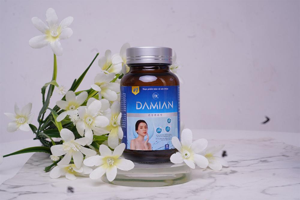 Viên uống Damian giúp dưỡng da body hiệu quả nhanh tại nhà