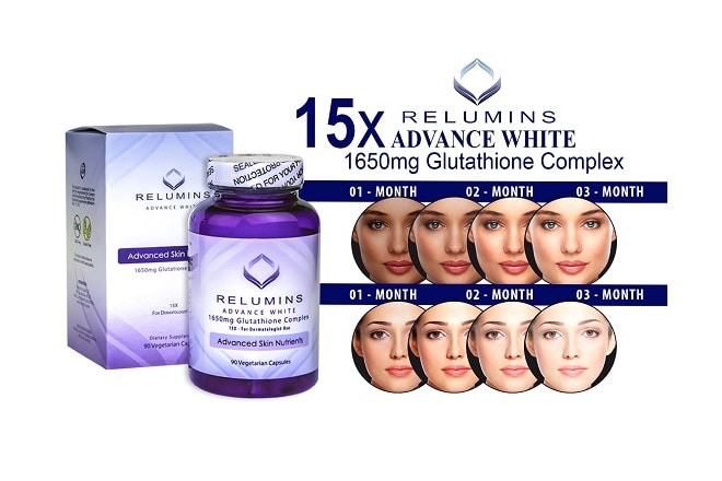 viên uống trắng da của mỹ relumins, viên uống trắng da relumins glutathione 90 viên của mỹ review, viên uống trắng da relumins glutathione 90 viên của mỹ