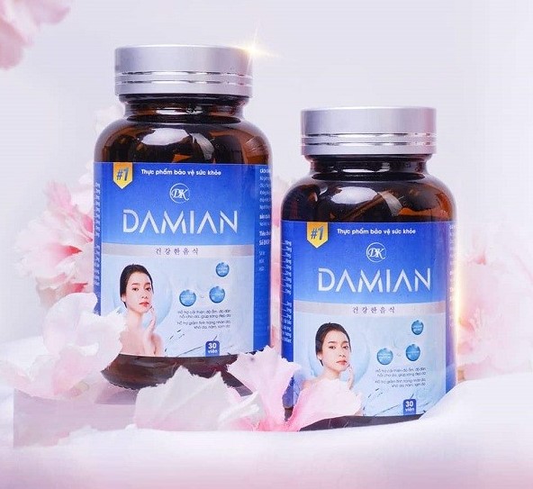 Damian trắng da đều mầu 1 cách tự nhiên