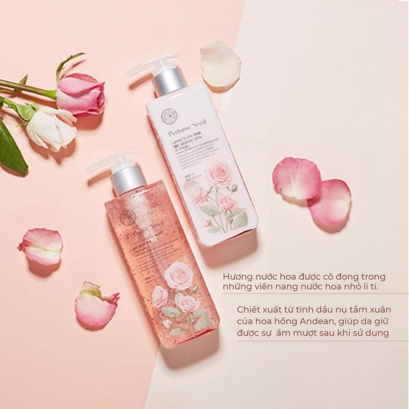 Dưỡng thể trắng da The Face Shop Perfume Seed Velvet Body Milk