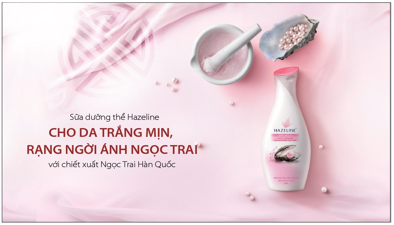 Sữa dưỡng thể Hazeline Pearly White UV