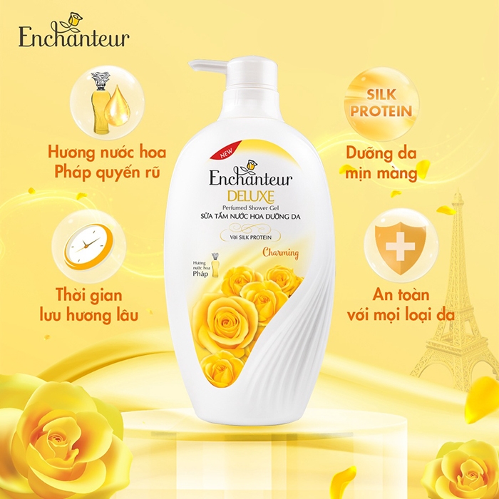 sữa tắm enchanteur có trắng da không, sữa tắm enchanteur công dụng, sữa tắm enchanteur màu tím, sữa tắm enchanteur, sữa tắm enchanteur hoa hồng công dụng, enchanteur deluxe, sữa tắm enchanteur màu vàng có tác dụng gì, sữa tắm enchanteur chai nhỏ, quảng cáo sữa tắm enchanteur, sữa tắm enchanteur tím