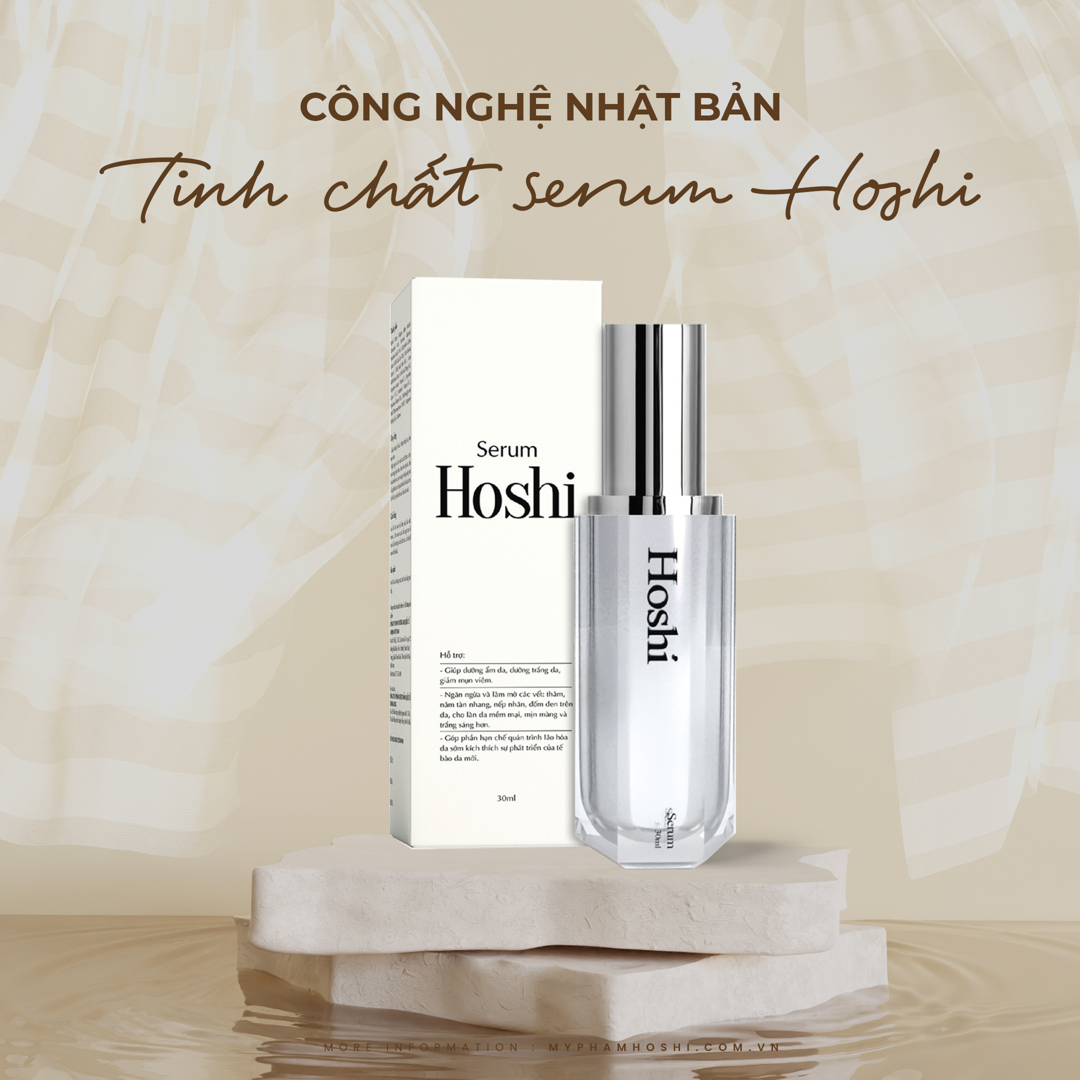 Serum dưỡng da căng bóng Hoshi