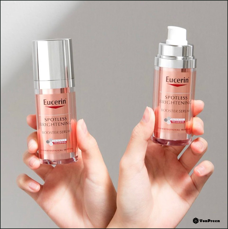 serum eucerin trắng da, cách sử dụng serum eucerin